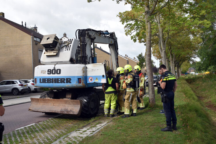 Brand in motorcompartiment landbouwmachine Zaltbommel snel geblust